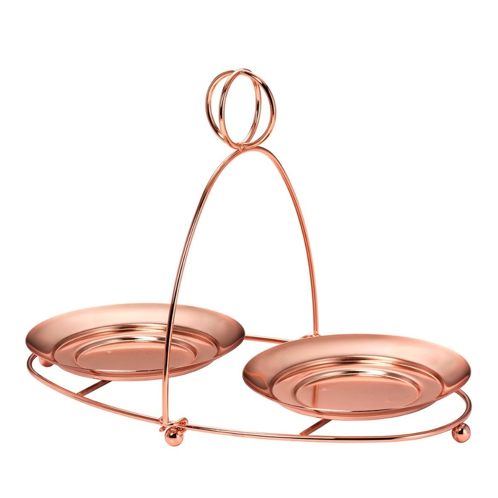 🕯 Copper Mix & Mingle Double Jar Display Stand for Candle Jars